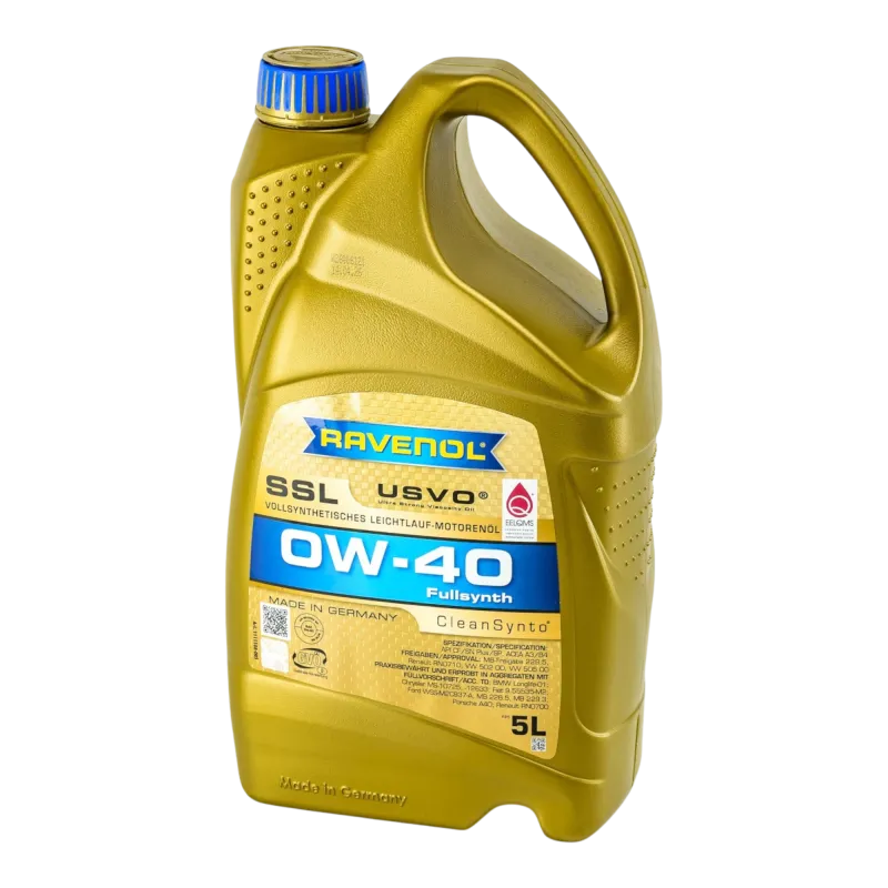 Моторное масло Ravenol SSL 0W-40 (5л) Моторное масло Ravenol SSL 0W-40 (5л)