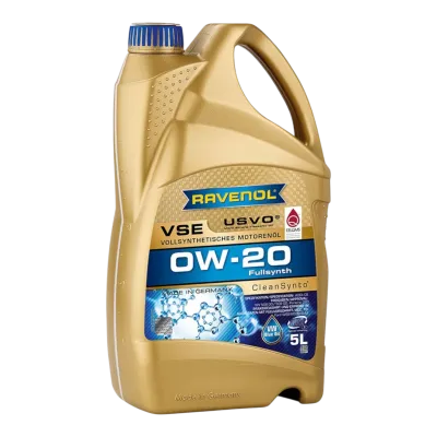 Моторное масло Ravenol VSE 0W-20 (5л) Моторное масло Ravenol VSE 0W-20 (5л)