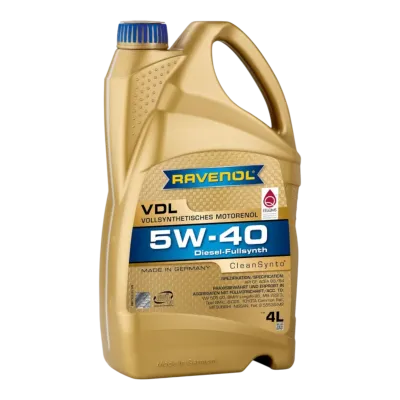 Моторна олива Ravenol VDL 5W-40 (4л)