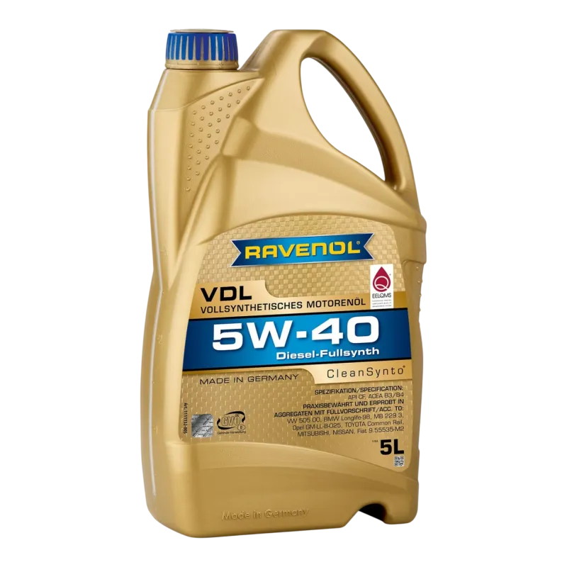 Моторное масло Ravenol VDL 5W-40 (5л)