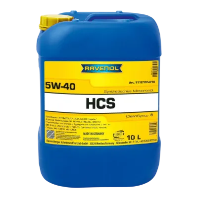 Моторна олива Ravenol HCS 5W-40 (10л)