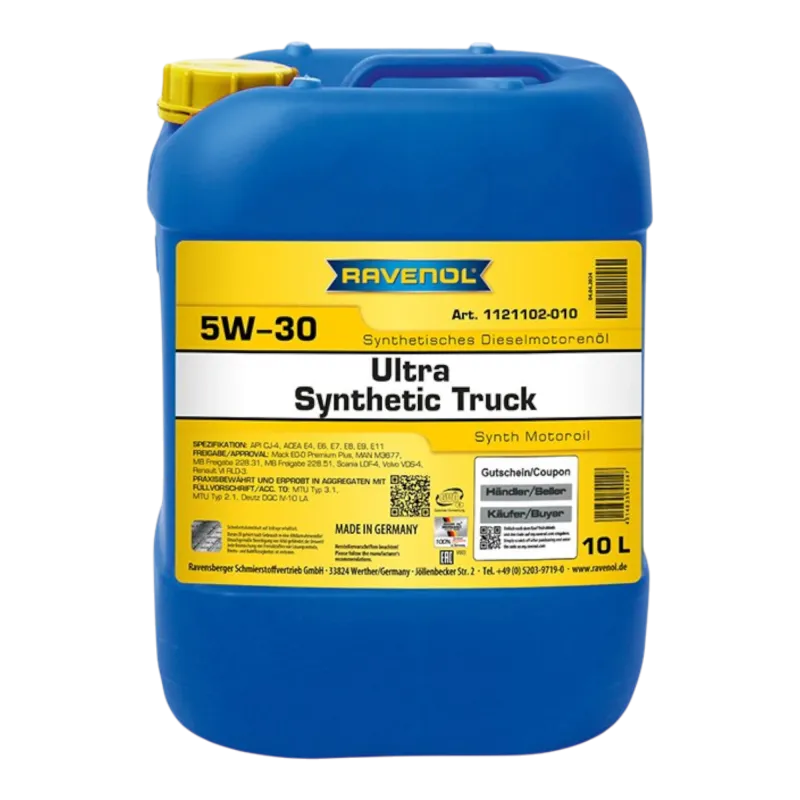 Моторна олива Ravenol Ultra Synthetic Truck 5W-30 (10л) Моторна олива Ravenol Ultra Synthetic Truck 5W-30 (10л)