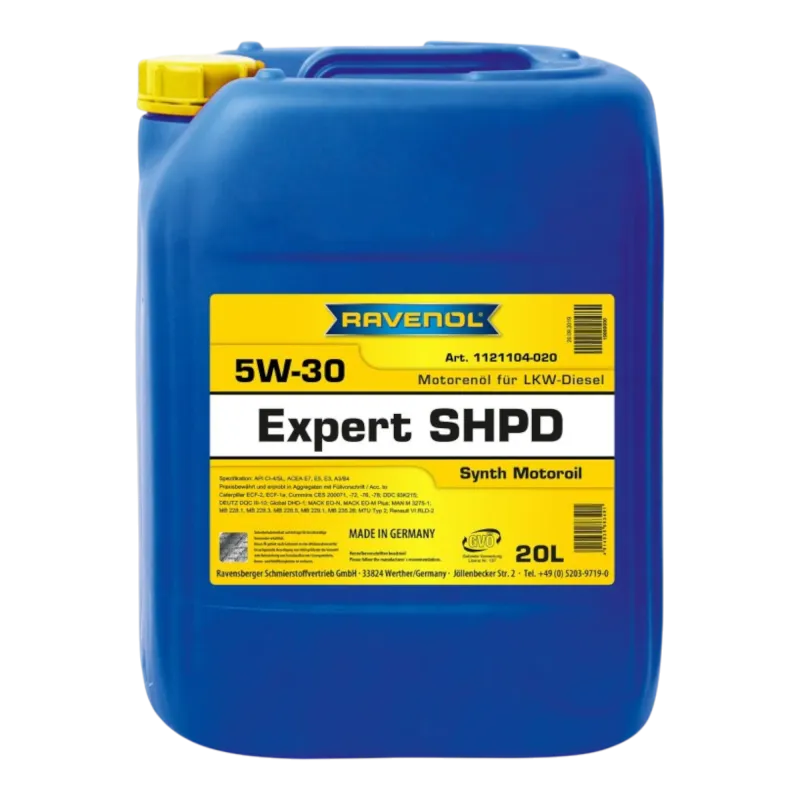 Моторна олива Ravenol Expert SHPD 5W-30 (20л) Моторна олива Ravenol Expert SHPD 5W-30 (20л)