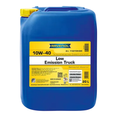 Моторна олива Ravenol Low Emission Truck 10W-40 (20л)