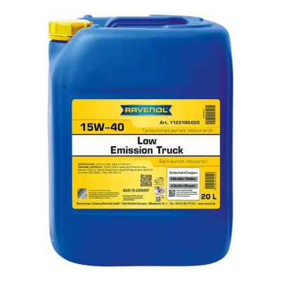Моторна олива Ravenol Low Emission Truck 15W-40 (20л)