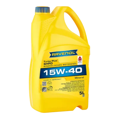 Моторна олива Ravenol Turbo plus SHPD 15W-40 (5л)