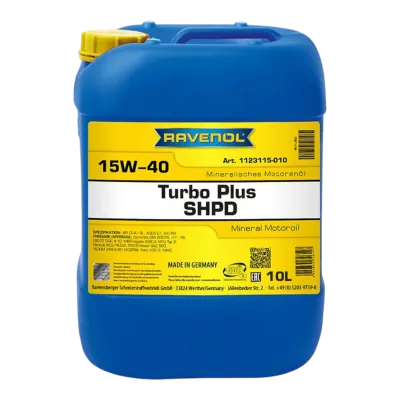 Моторна олива Ravenol Turbo plus SHPD 15W-40 (10л)