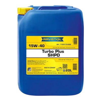 Моторна олива Ravenol Turbo plus SHPD 15W-40 (20л)