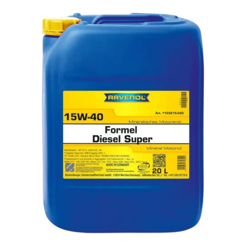 Моторна олива Ravenol Formel Diesel Super 15W-40 (20л) Моторна олива Ravenol Formel Diesel Super 15W-40 (20л)