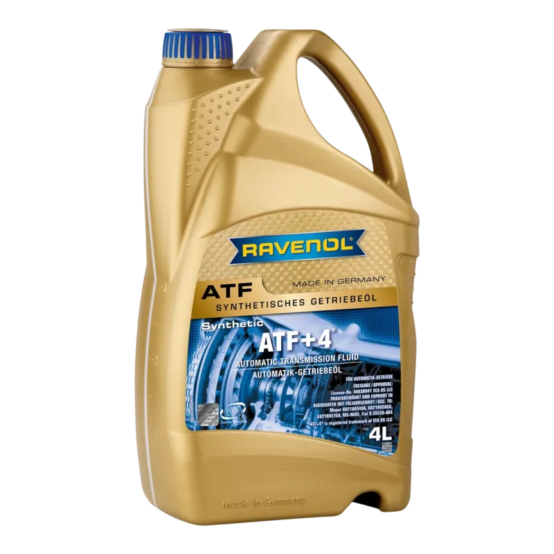 Олива для АКПП Ravenol ATF +4 (4л)