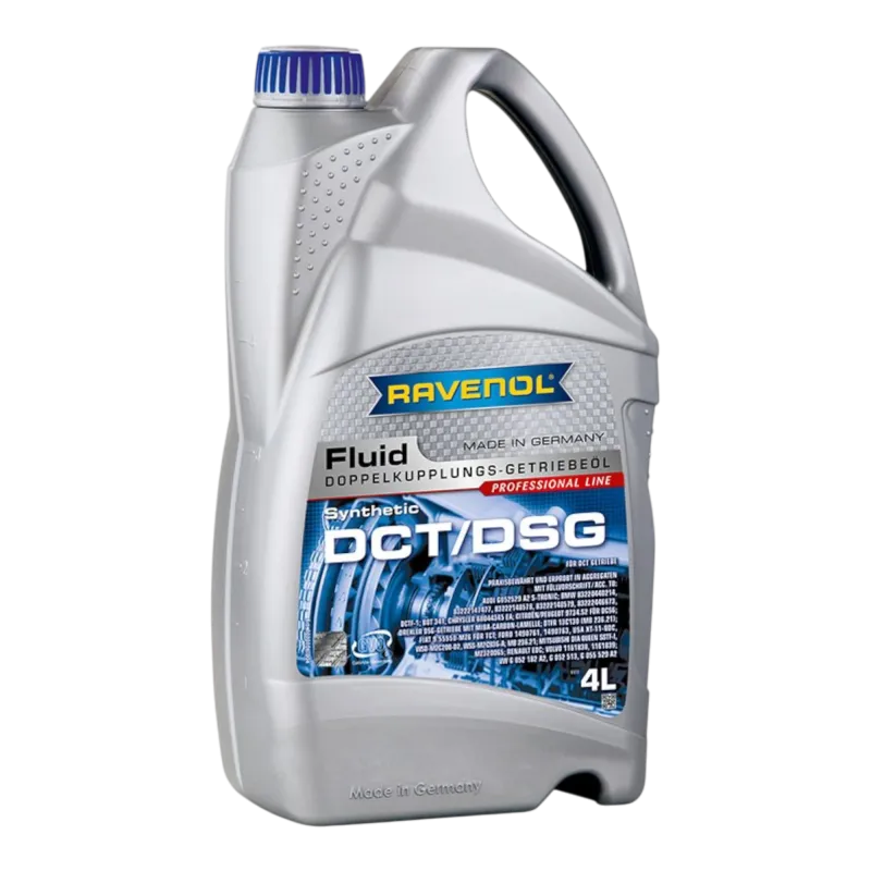Олива для КПП з подвійним зчепленням Ravenol DCT/HV Fluid (4л) Олива для КПП з подвійним зчепленням Ravenol DCT/HV Fluid (4л)