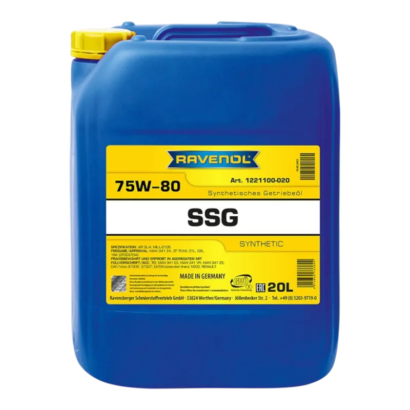 Трансмісійна олива Ravenol SSG 75W-80 (20л)