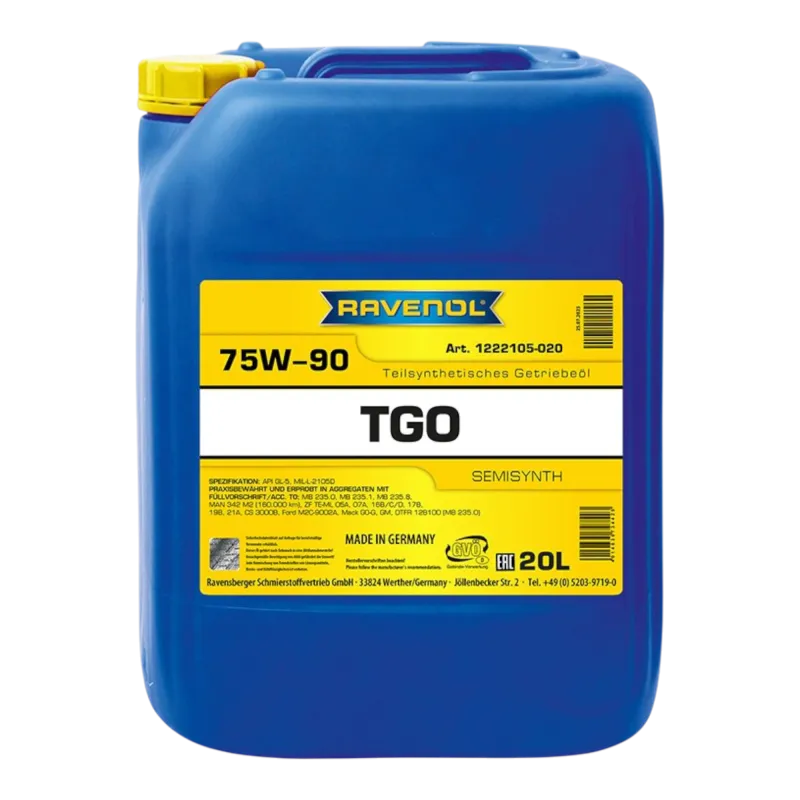 Трансмісійна олива Ravenol TGO 75W-90 (20л)