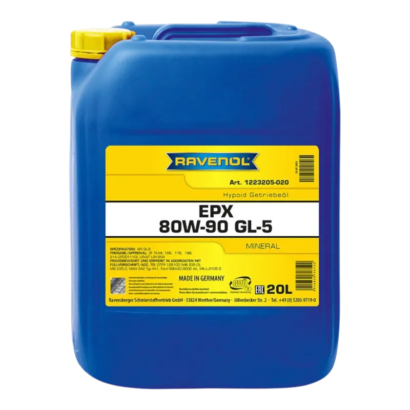 Трансмісійна олива Ravenol EPX 80W-90 (20л)