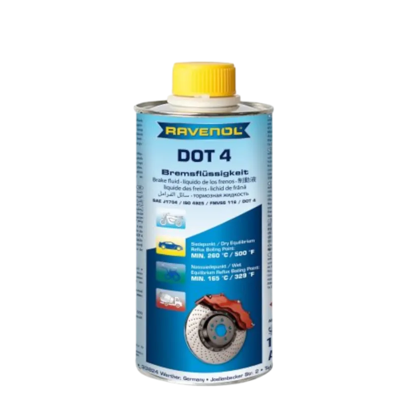 Гальмівна рідина Ravenol DOT-4 (500мл)