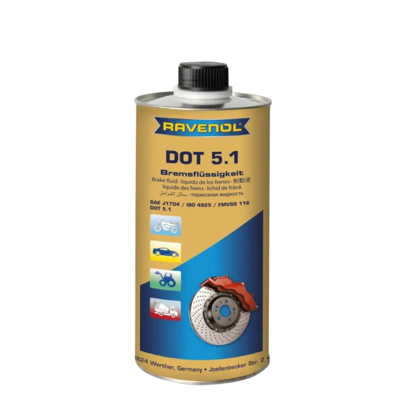 Гальмівна рідина Ravenol DOT-5.1 (1л)
