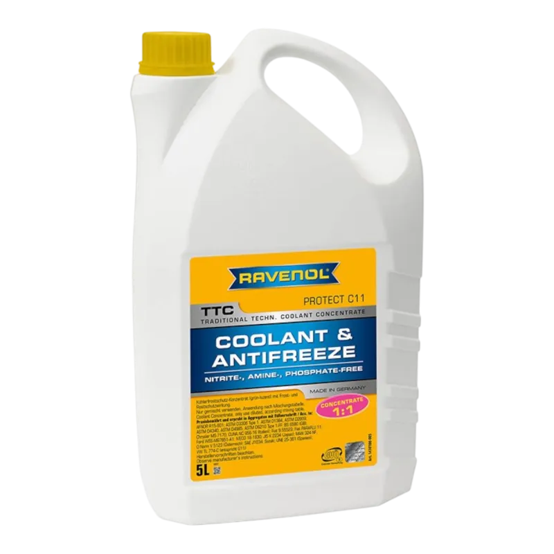 Концентрат антифризу Ravenol TTC C11 жовтий (5л)