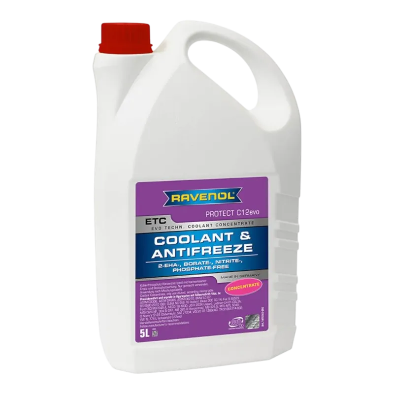 Концентрат антифризу Ravenol ETC C12 evo червоний (5л)