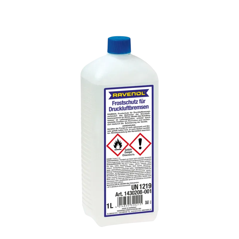 Антифриз для пневматической системы Ravenol Frostschutz für Druckluftbremsen (1л) Антифриз для пневматической системы Ravenol Frostschutz für Druckluftbremsen (1л)