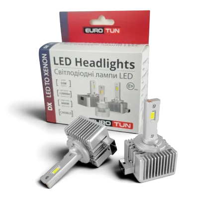 LED-лампа D1S EuroTun DX 55W 12000Lm 6000K CANbus