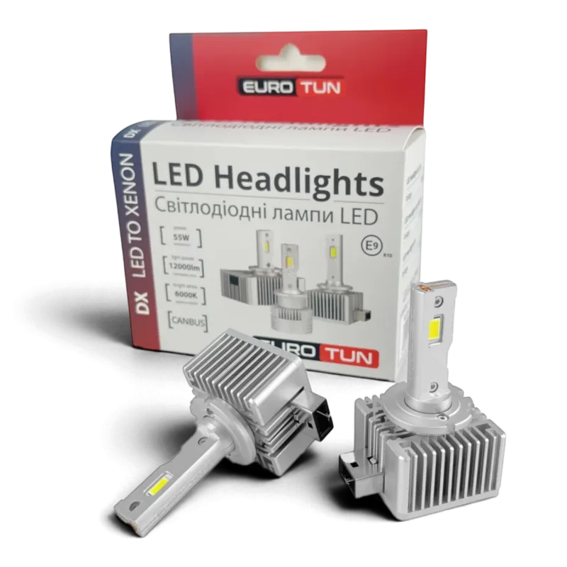 LED-лампа D1S EuroTun DX 55W 12000Lm 6000K CANbus LED-лампа D1S EuroTun DX 55W 12000Lm 6000K CANbus