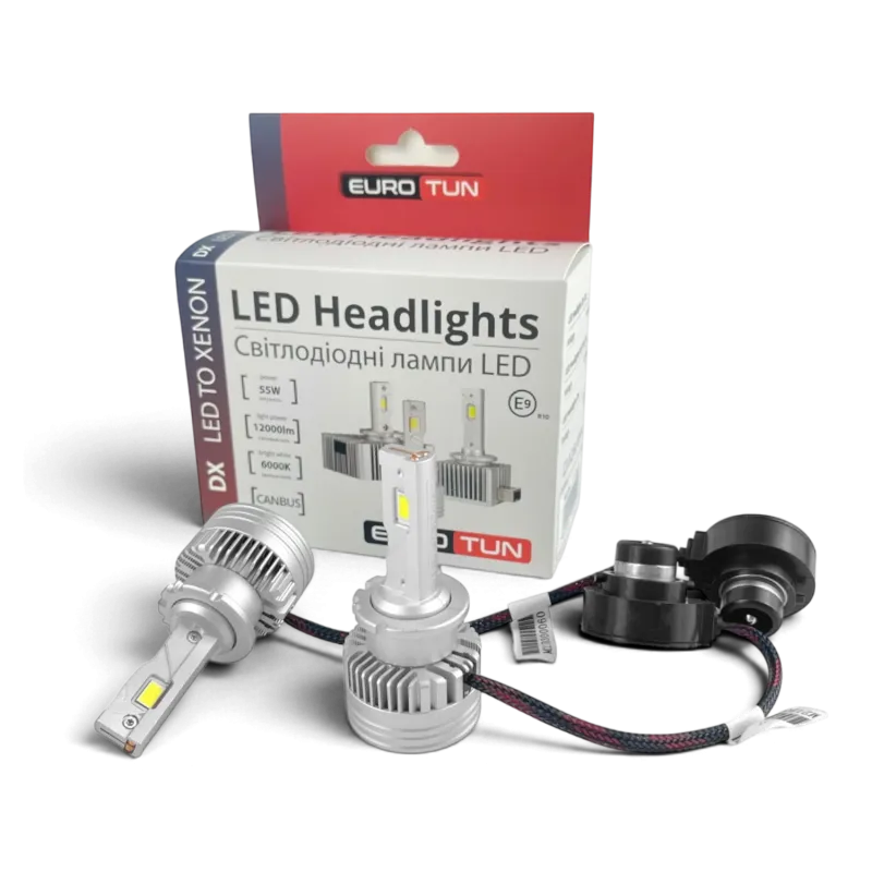 LED-лампа D2S EuroTun DX 55W 12000Lm 6000K CANbus LED-лампа D2S EuroTun DX 55W 12000Lm 6000K CANbus