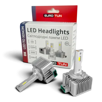 LED-лампа D3S EuroTun DX 55W 12000Lm 6000K CANbus