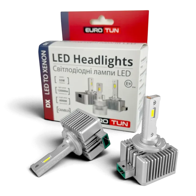 LED-лампа D3S EuroTun DX 55W 12000Lm 6000K CANbus LED-лампа D3S EuroTun DX 55W 12000Lm 6000K CANbus