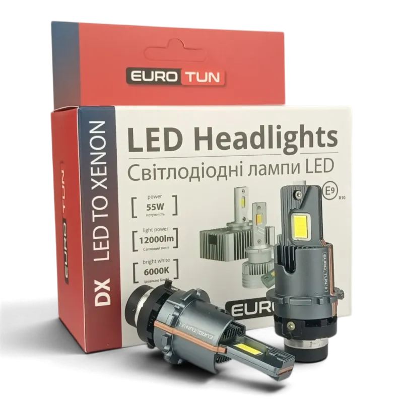 LED-лампа D4S mini EuroTun DX 55W 12000Lm 6000K CANbus LED-лампа D4S mini EuroTun DX 55W 12000Lm 6000K CANbus