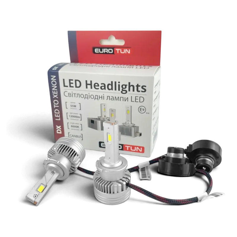 LED-лампа D4S EuroTun DX 55W 12000Lm 6000K CANbus LED-лампа D4S EuroTun DX 55W 12000Lm 6000K CANbus