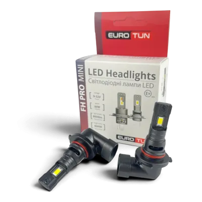 LED-лампа HB4 EuroTun FH PRO 60W 8000Lm 6000K LED-лампа HB4 EuroTun FH PRO 60W 8000Lm 6000K