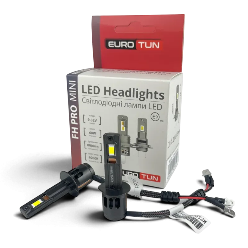 LED-лампа H1 EuroTun FH PRO 60W 8000Lm 6000K LED-лампа H1 EuroTun FH PRO 60W 8000Lm 6000K
