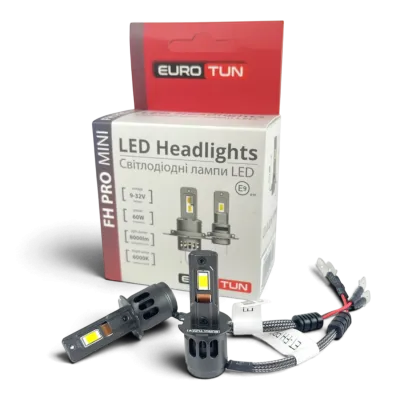 LED-лампа H3 EuroTun FH PRO 60W 8000Lm 6000K LED-лампа H3 EuroTun FH PRO 60W 8000Lm 6000K