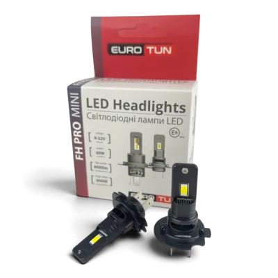 LED-лампа H7 EuroTun FH PRO 60W 8000Lm 6000K
