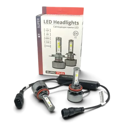 LED-лампа H8/H9/H11/H16 EuroTun K1 45W 8000Lm 6500K CANbus LED-лампа H8/H9/H11/H16 EuroTun K1 45W 8000Lm 6500K CANbus
