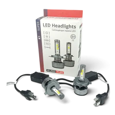 LED-лампа H4 EuroTun K1 45W 8000Lm 6500K CANbus LED-лампа H4 EuroTun K1 45W 8000Lm 6500K CANbus