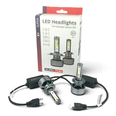 LED-лампа H7 EuroTun K1 45W 8000Lm 6500K CANbus LED-лампа H7 EuroTun K1 45W 8000Lm 6500K CANbus