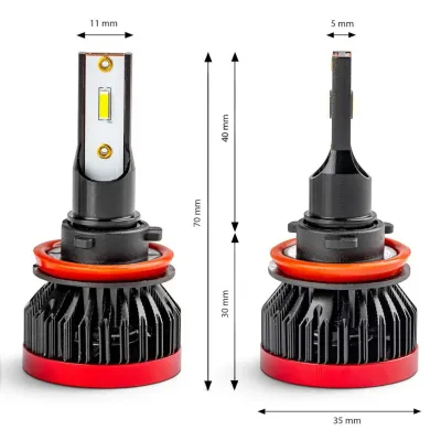 LED-лампа H8/H9/H11/H16 EuroTun K2E 50W 8000Lm 6000K LED-лампа H8/H9/H11/H16 EuroTun K2E 50W 8000Lm 6000K
