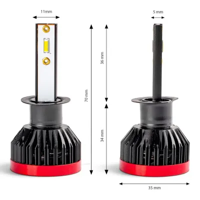 LED-лампа H1 EuroTun K2E 50W 8000Lm 6000K
