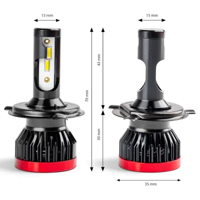 LED-лампа H4 EuroTun K2E 50W 8000Lm 6000K LED-лампа H4 EuroTun K2E 50W 8000Lm 6000K