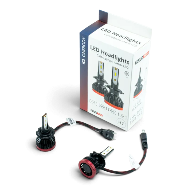 LED-лампа H7 EuroTun K2E 50W 8000Lm 6000K