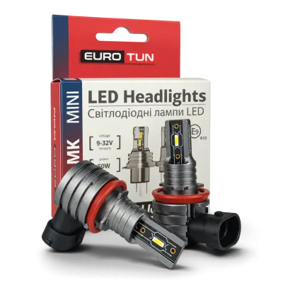 LED-лампа H8/H9/H11/H16 EuroTun MK 44W 4500Lm 6000K