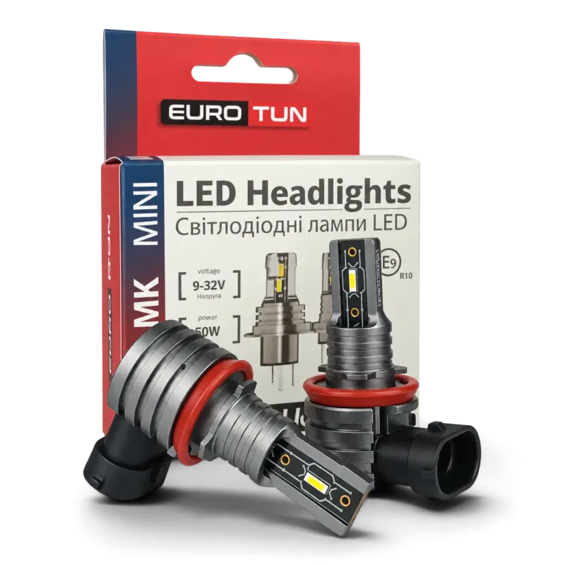 LED-лампа H8/H9/H11/H16 EuroTun MK 44W 4500Lm 6000K