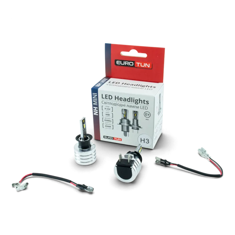 LED-лампа H3 EuroTun NHE 44W 4500Lm 6000K