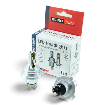 LED-лампа H4 EuroTun NHE 44W 4500Lm 6000K