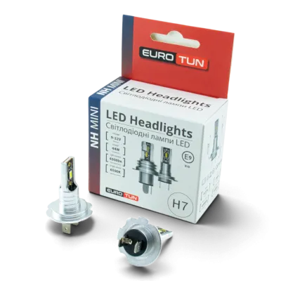 LED-лампа H7 EuroTun NHE 44W 4500Lm 6000K