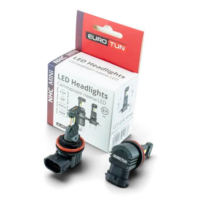 LED-лампа H8/H9/H11/H16 EuroTun NHСE 50W 6500Lm 6000K