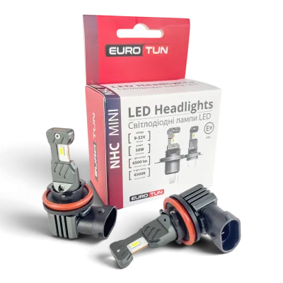 LED-лампа H8/H9/H11/H16 EuroTun NHСE 50W 6500Lm 6000K LED-лампа H8/H9/H11/H16 EuroTun NHСE 50W 6500Lm 6000K
