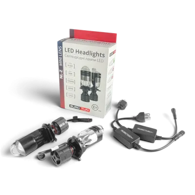LED-лампа H4 с линзой EuroTun NL-Z 60W 10000Lm 6000K CANbus LED-лампа H4 с линзой EuroTun NL-Z 60W 10000Lm 6000K CANbus