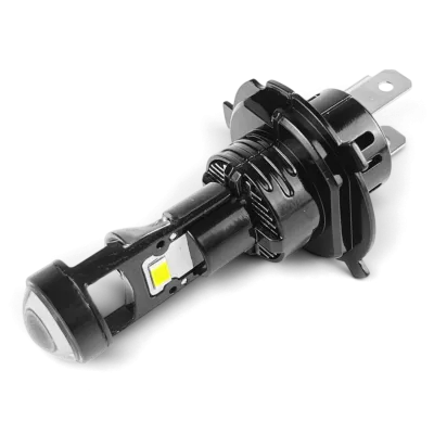 LED-лампа H4 з лінзою EuroTun NL-19H 50W 8000Lm 6000K LED-лампа H4 з лінзою EuroTun NL-19H 50W 8000Lm 6000K